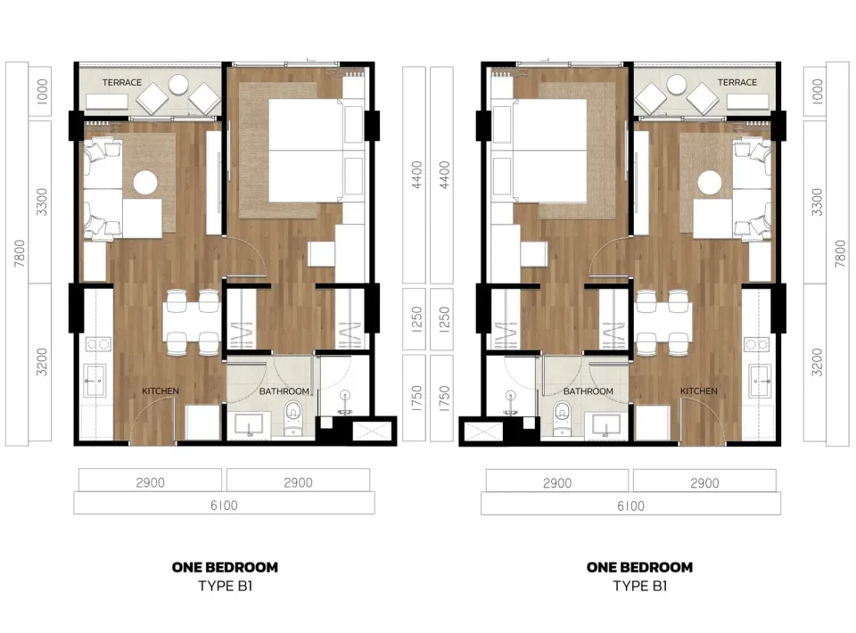 1-Bedroom Condo at VIP Tropika Bang Tao, Phuket