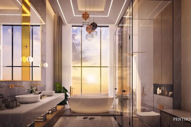 3-Bedroom Condo with Terrace at The Riviera Palm Beach Wongamat, Pattaya