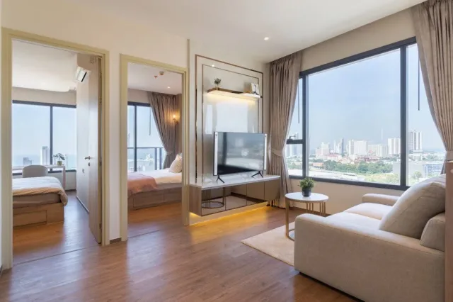 2-Bedroom Condo with Sea View at Once Pattaya, Pattaya