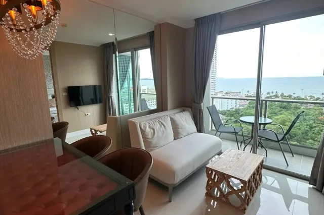 2-Bedroom Condo with Sea View at The Riviera Monaco, Pattaya