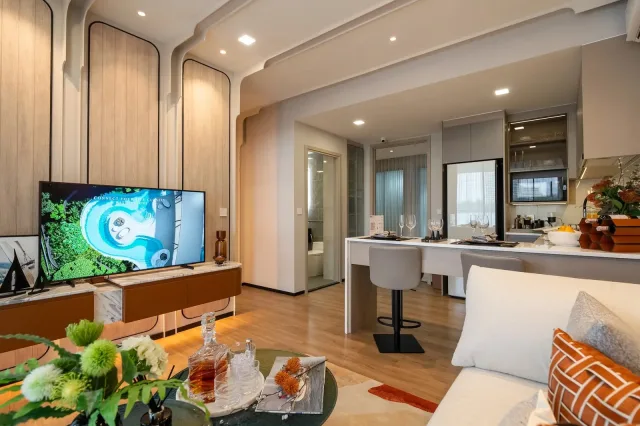 Квартира с 2 спальнями в Aquarous Jomtien Pattaya, Джомтьен
