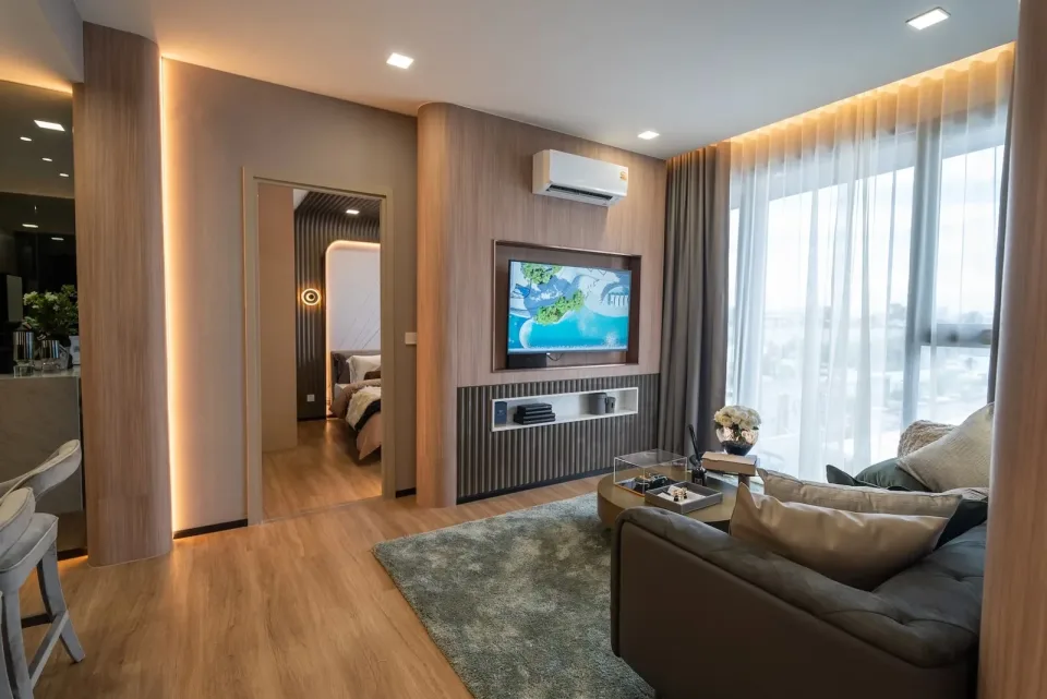 Квартира с 3 спальнями в Aquarous Jomtien Pattaya, Джомтьен