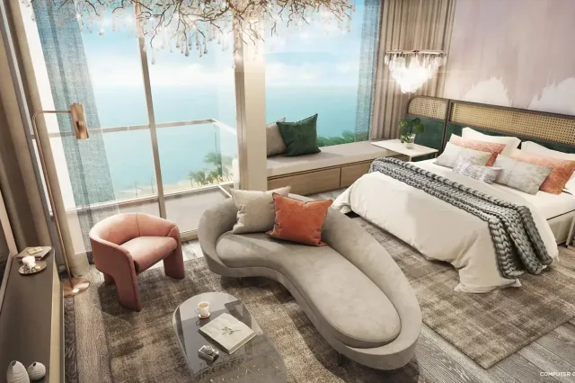Квартира с 1 спальней и видом на море в Arom Jomtien Pattaya, Джомтьен