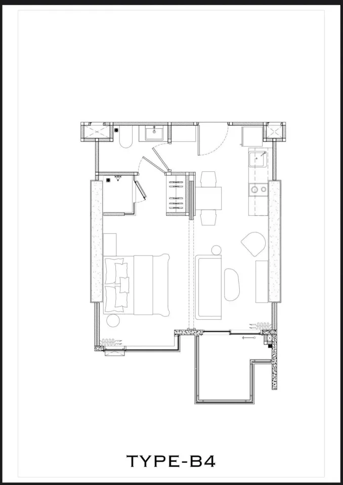 1-Bedroom Condo with Sea View at Arom Jomtien Pattaya, Jomtien