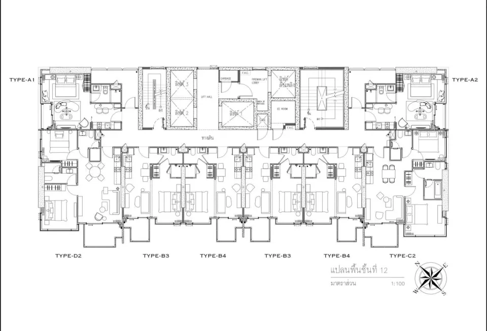 1-Bedroom Condo with Sea View at Arom Jomtien Pattaya, Jomtien