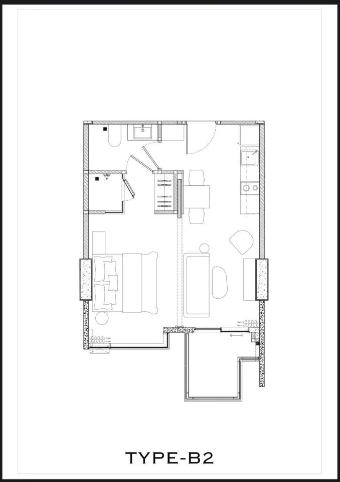 1-Bedroom Condo with Sea View at Arom Jomtien Pattaya, Jomtien