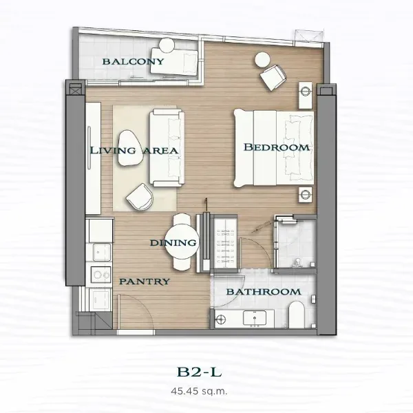 1-Bedroom Condo with Sea View at Arom Wongamat Pattaya, Pattaya