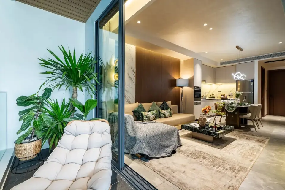 Квартира с 1 спальней и видом на море в AYANA Heights Seaview Residence Phuket, Пхукет