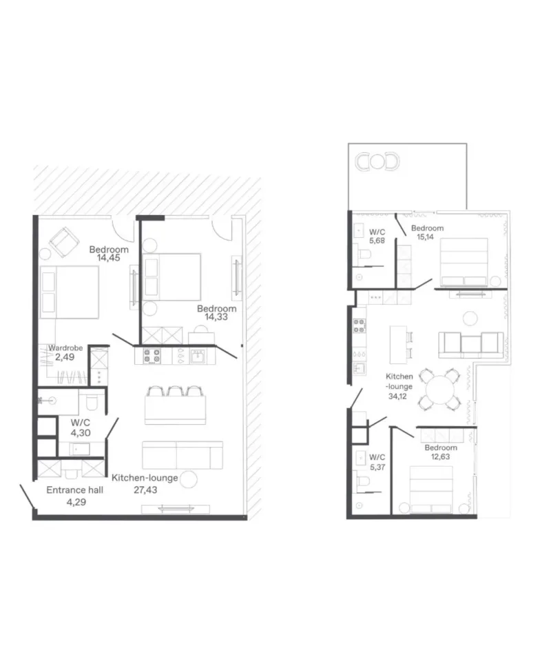 2-Bedroom Condo with Terrace at Bamboo Forest Phuket, Phuket