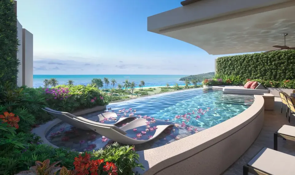 3-Bedroom Condo with Private Pool at Banyan Tree Beach Residences Sirena in Phuket, Phuket