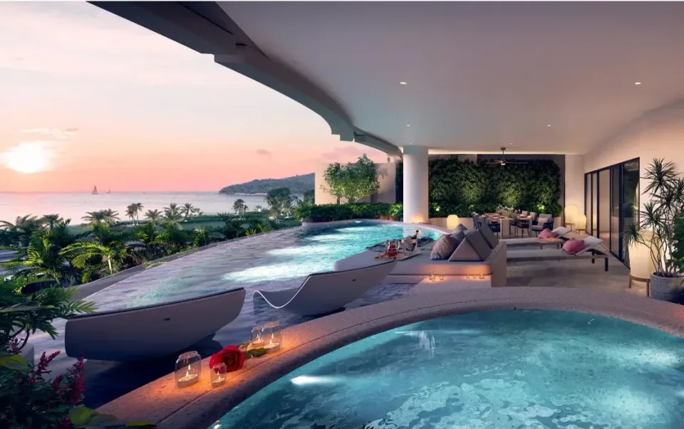 3-Bedroom Condo with Private Pool at Banyan Tree Beach Residences Sirena in Phuket, Phuket