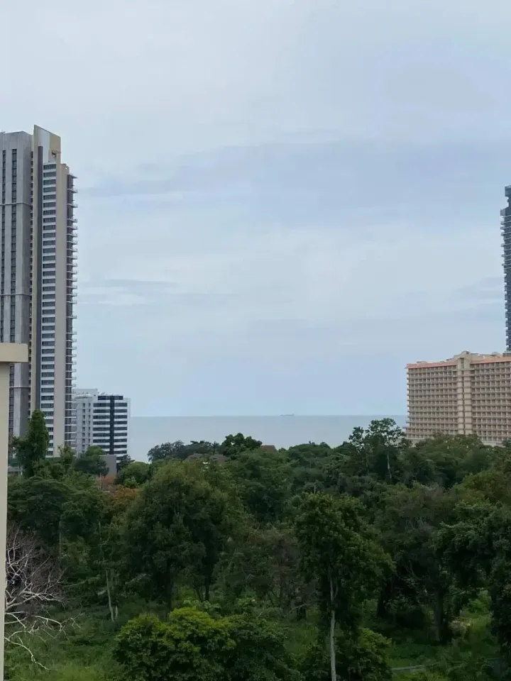 Квартира с 1 спальней и видом на море в City Garden Tropicana, Паттайя