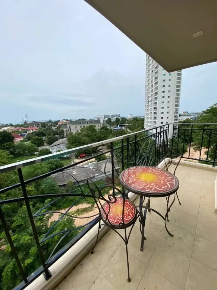 Квартира с 1 спальней и видом на море в City Garden Tropicana, Паттайя