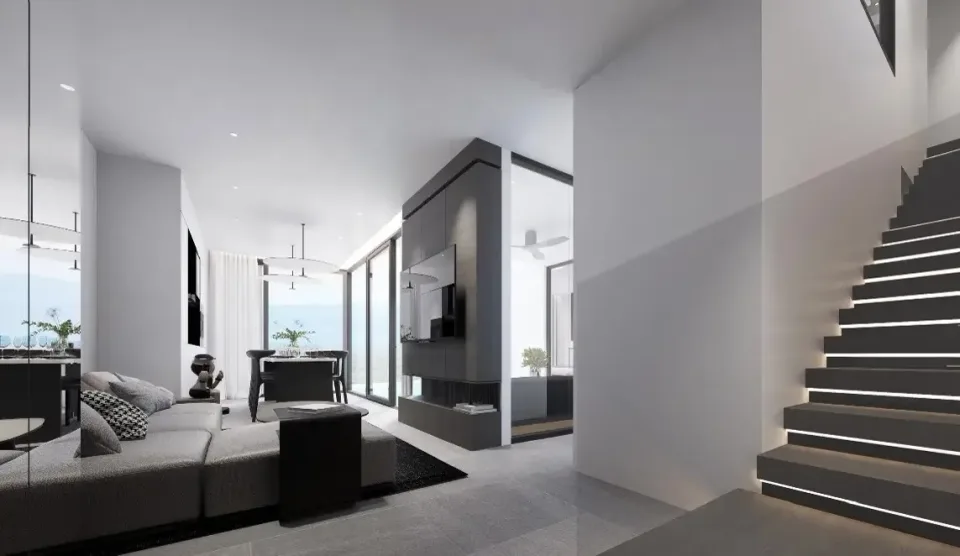 3-Bedroom Condo with Private Pool at Citygate De Phuket, Kamala