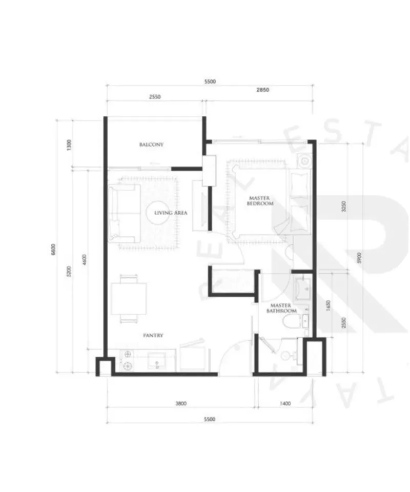 1-Bedroom Condo with Sea View at Embassy Pattaya, Pattaya