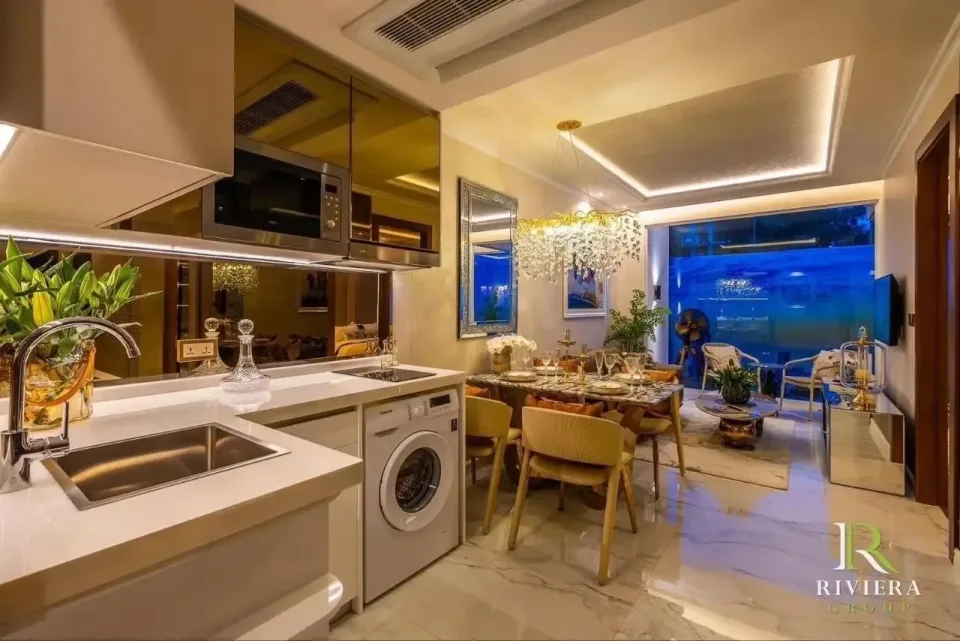 Квартира с 1 спальней и видом на город в The Riviera Malibu, Паттайя