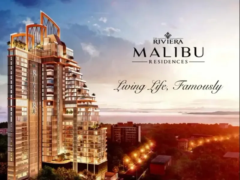 Квартира с 1 спальней и видом на город в The Riviera Malibu, Паттайя