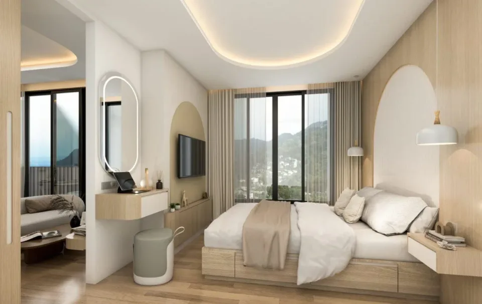Квартира с 1 спальней и видом на бассейн в Fantasea Condo Kamala, Камала