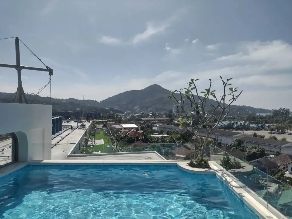 Квартира с 1 спальней и видом на горы в Fantasea Condo Kamala, Камала