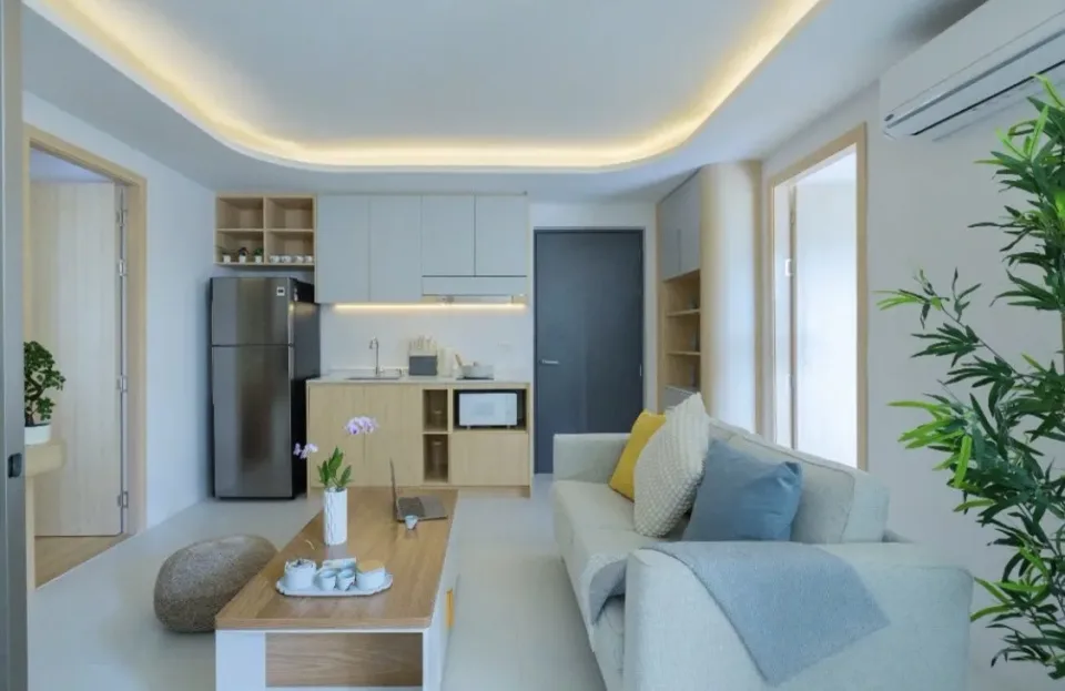 Квартира с 2 спальнями и видом на горы в Fantasea Condo Kamala, Камала