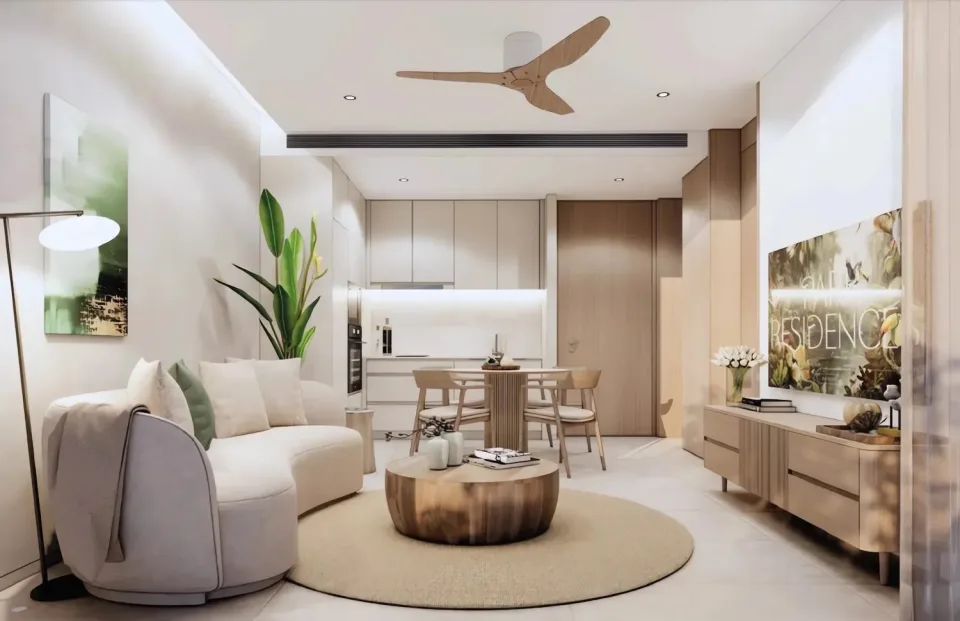 Квартира с 1 спальней и видом на море в Gardens of Eden Park Residences, Пхукет