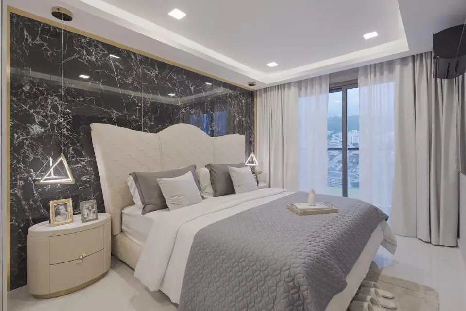 2-Bedroom Condo with Sea View at Grand Solaire Noble, Pattaya