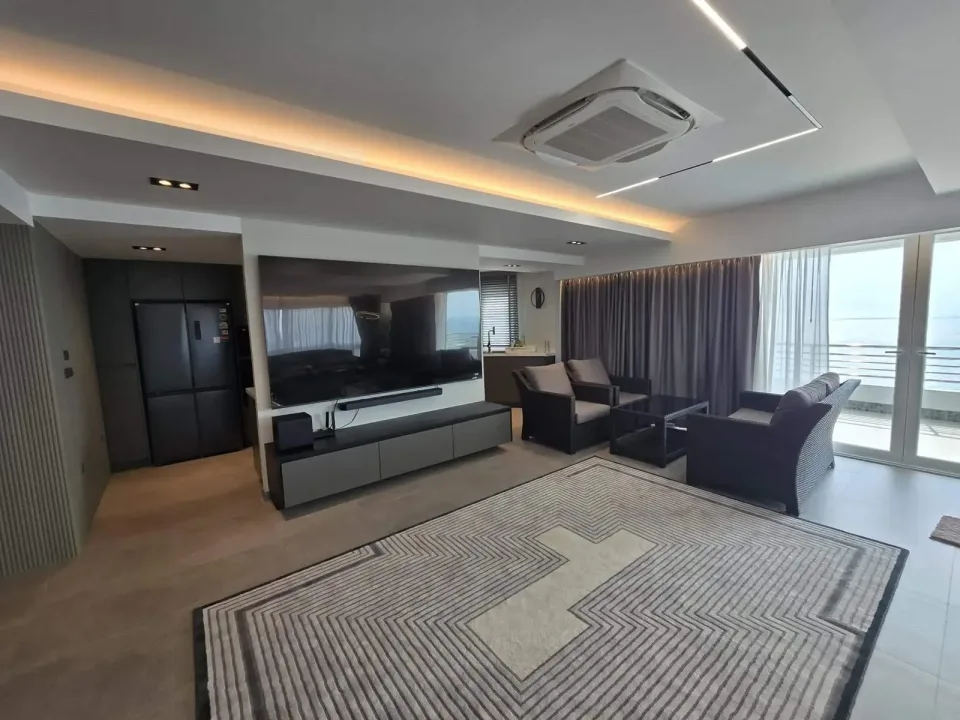 Квартира с 2 спальнями и видом на море в Grand View Condo Pattaya, Паттайя