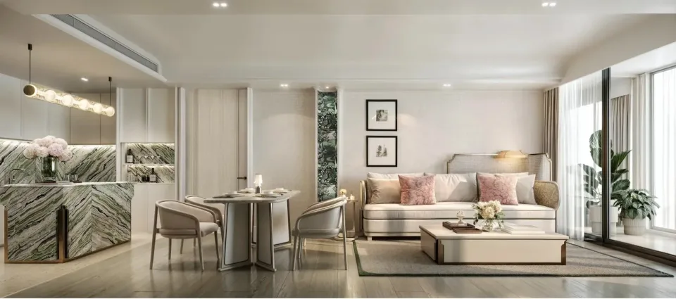 Квартира с 2 спальнями и видом на бассейн в The Residences at InterContinental Phuket Resort, Камала