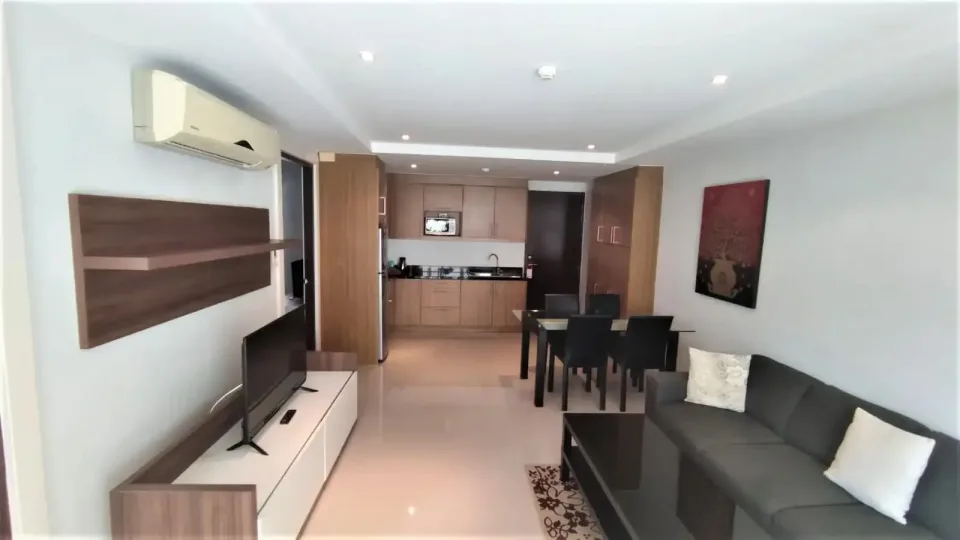 Квартира с 2 спальнями и террасой в Jomtien Beach Penthouses, Джомтьен