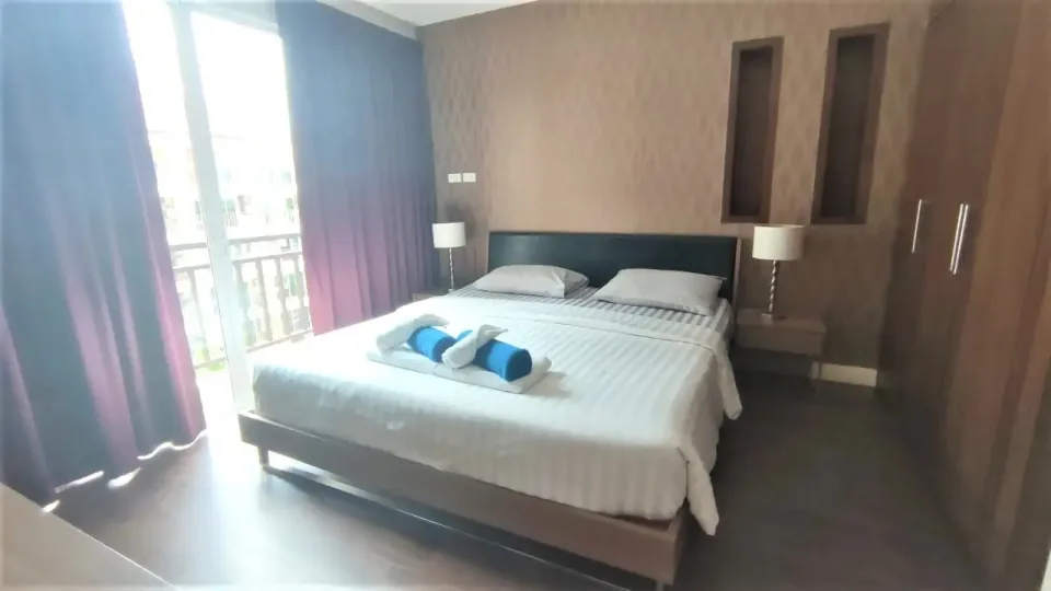 Квартира с 2 спальнями и террасой в Jomtien Beach Penthouses, Джомтьен