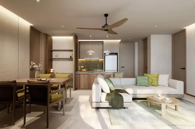 Квартира с 2 спальнями и видом на бассейн в Laguna Lake Residences Aster, Пхукет