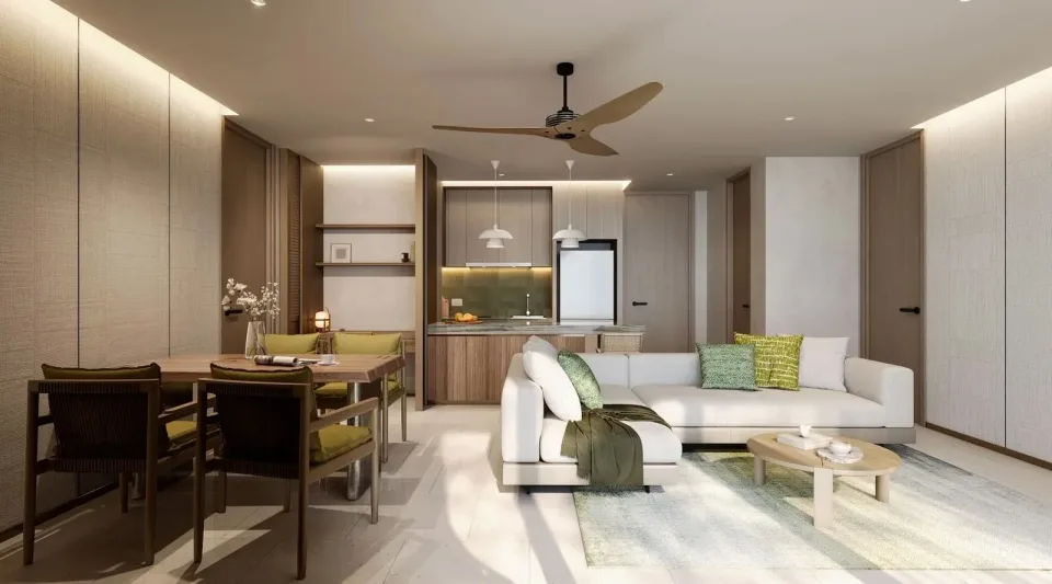 2-Bedroom Condo with Pool View at Laguna Lake Residences Aster Phuket, Phuket