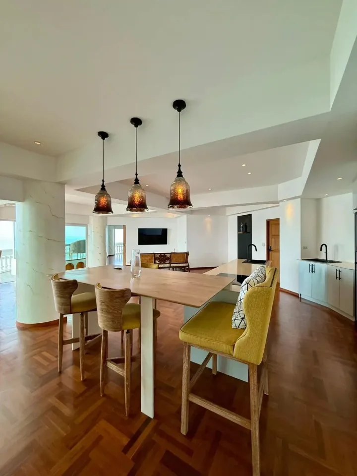 Квартира с 2 спальнями и видом на море в Park Beach Condominium, Паттайя
