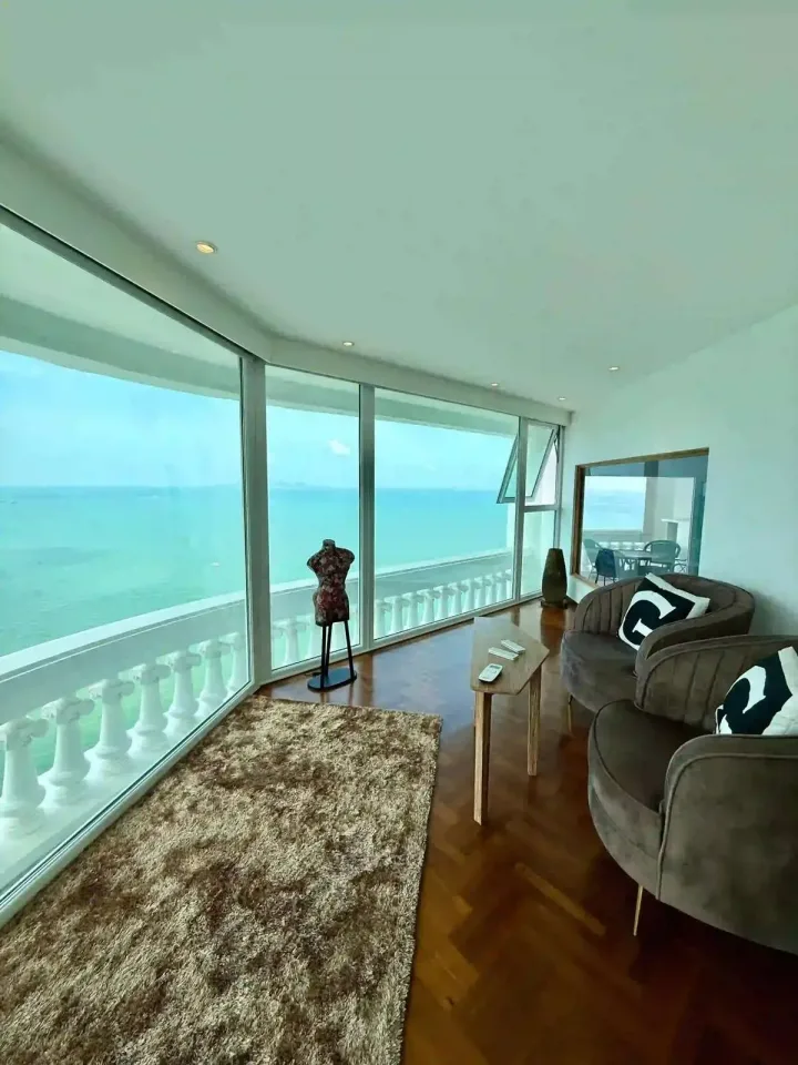 Квартира с 2 спальнями и видом на море в Park Beach Condominium, Паттайя