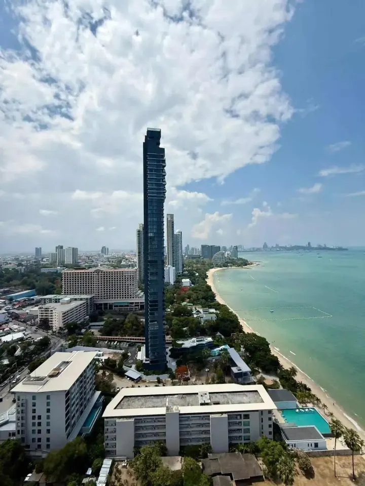 Квартира с 2 спальнями и видом на море в Park Beach Condominium, Паттайя