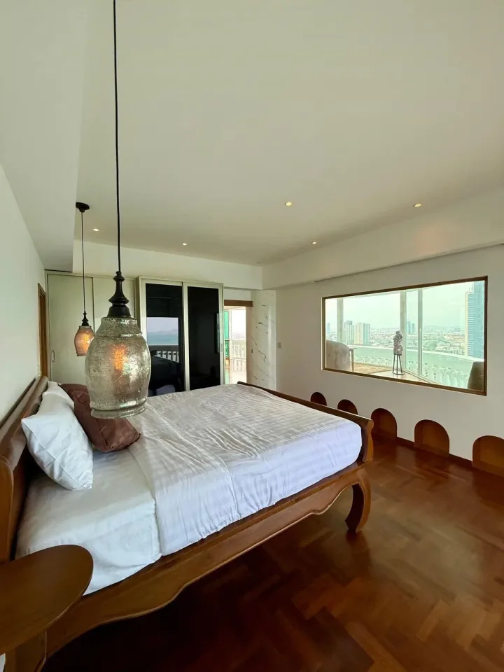 Квартира с 2 спальнями и видом на море в Park Beach Condominium, Паттайя