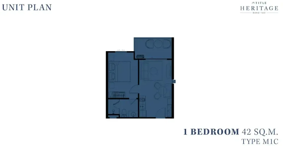 1-Bedroom Condo at The Title Heritage Bang-Tao, Phuket