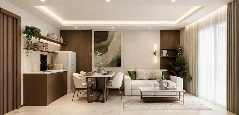 Квартира с 1 спальней и видом на город в Siam Oriental Beach, Паттайя