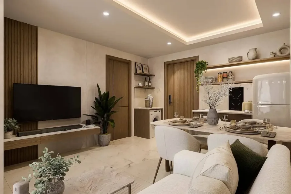 Квартира с 1 спальней и видом на город в Siam Oriental Beach, Паттайя