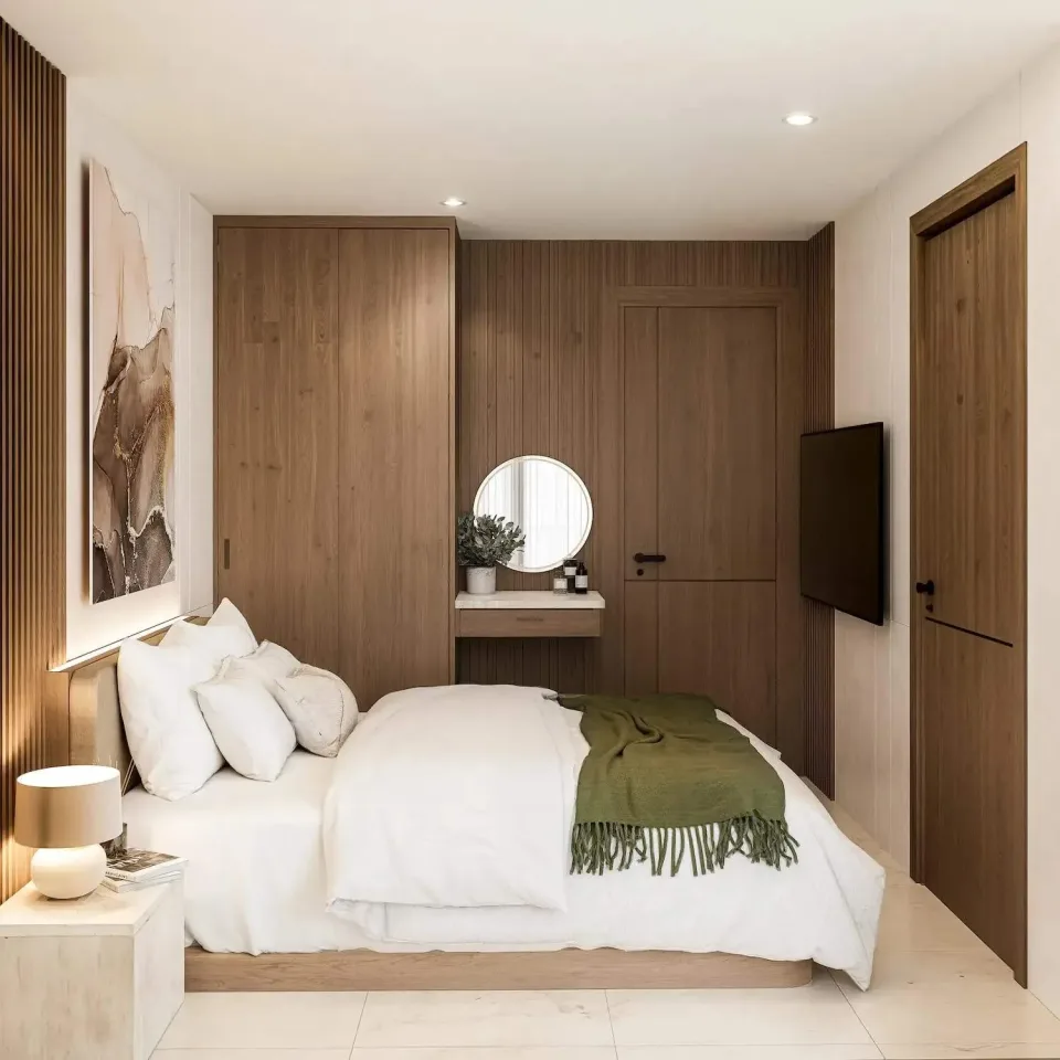 Квартира с 2 спальнями и видом на море в Siam Oriental Beach, Паттайя