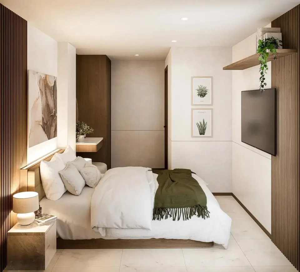 Квартира с 3 спальнями и видом на море в Siam Oriental Beach, Паттайя