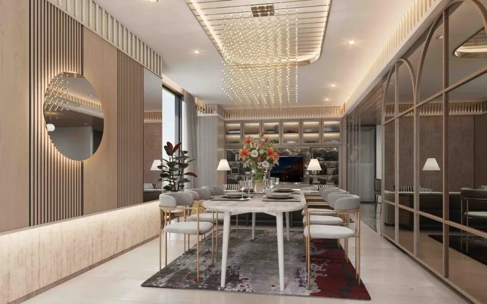 Квартира с 2 спальнями и видом на море в SKYPARK Lucean Jomtien Pattaya, Джомтьен