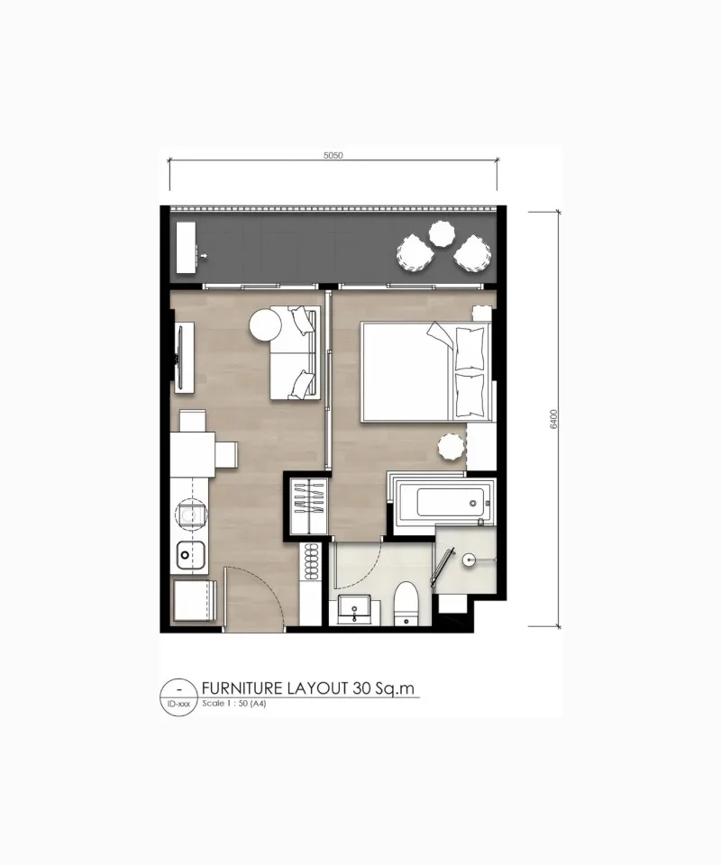 1-Bedroom Condo with Sea View at So Origin Bangtao Beach, Phuket