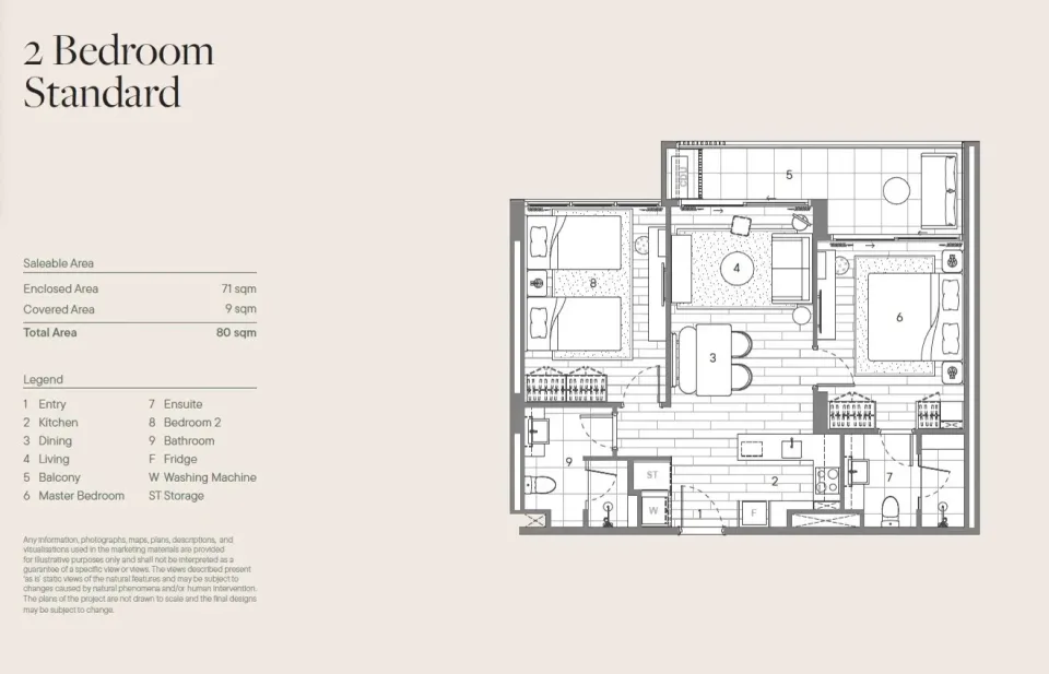 2-Bedroom Condo with Private Pool at Sudara Phuket, Phuket