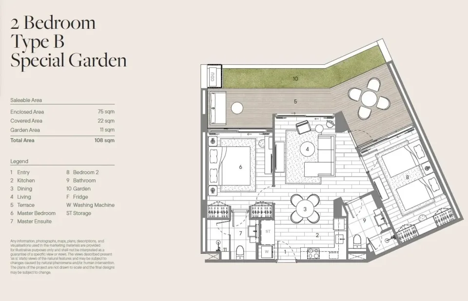 2-Bedroom Condo with Private Pool at Sudara Phuket, Phuket