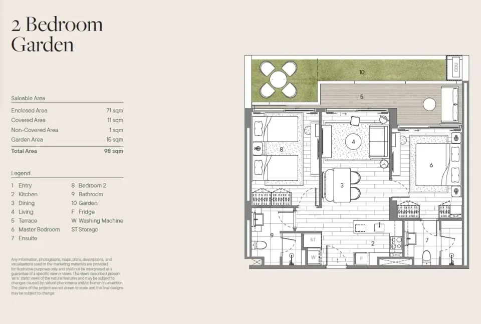 2-Bedroom Condo with Private Pool at Sudara Phuket, Phuket
