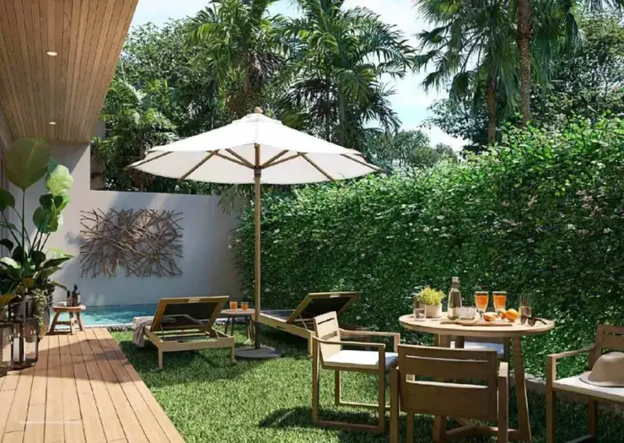 Квартира с 3 спальнями и видом на сад в Sudara Phuket, Пхукет