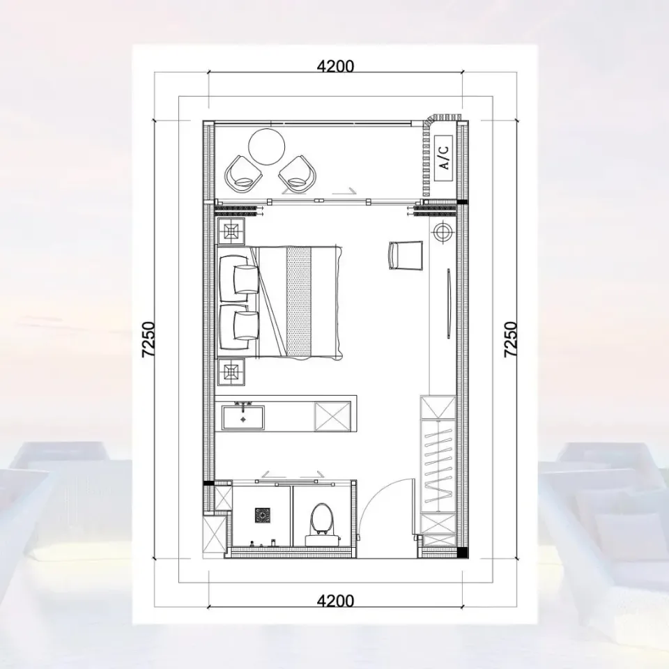 Студия с видом на море в Sunshine Beach Resort & Residences, Пхукет