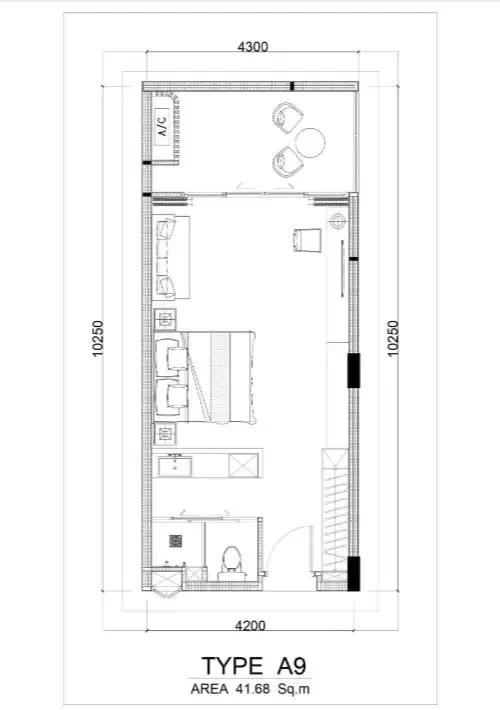 Студия с видом на море в Sunshine Beach Resort & Residences, Пхукет