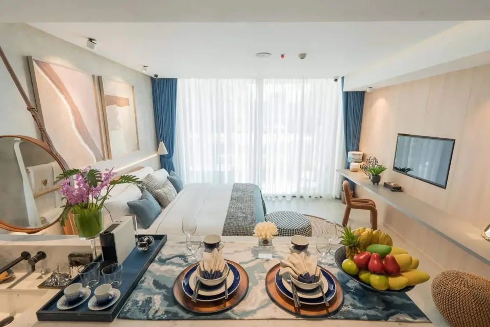 Квартира с 2 спальнями и видом на море в Sunshine Beach Resort & Residences, Пхукет